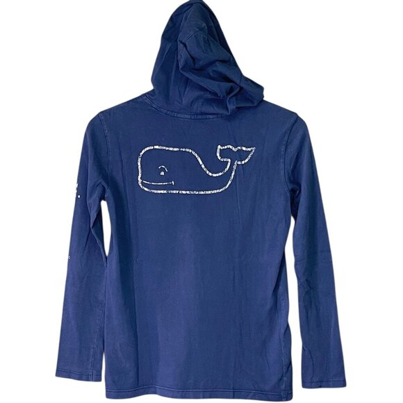 VINEYARD VINES GIRL'S WHALE HOODED TOP - Picture 4 of 10